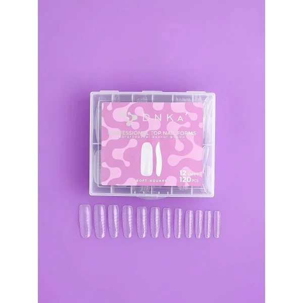 Top Nail Forms Soft Square DNKa 120pcs Top Nail Forms Soft Square DNKa 120pcs