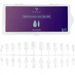 Professional Nail Gel Tips Almond DNKa 240pcs