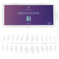Professional Nail Gel Tips Oval DNKa 240pcs