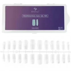 Professional Nail Gel Tips Square DNKa 240pcs