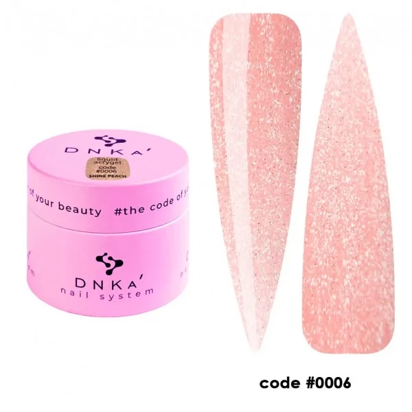 Liquid Acrygel DNKa 15 ml #0006 Shine Peach Liquid Acrygel DNKa 15 ml #0006 Shine Peach