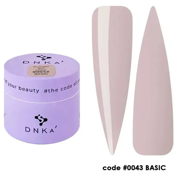 BUILDER GEL NEW FORMULA DNKa 15 ml #0043 Basic BUILDER GEL NEW FORMULA DNKa 15 ml #0043 Basic