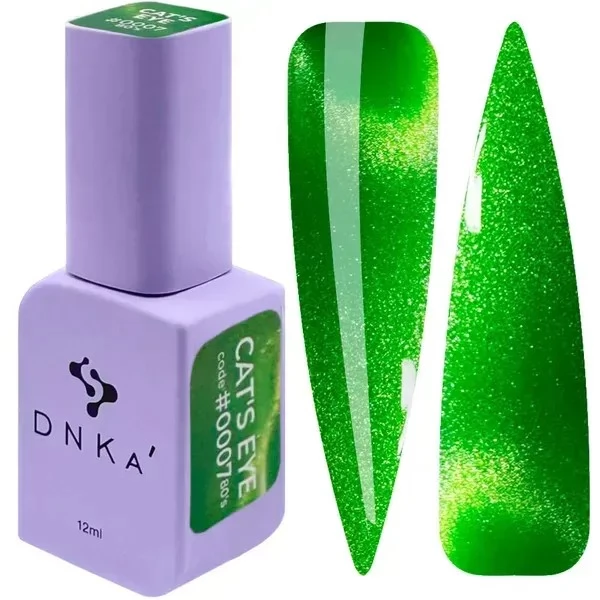 COLOR GEL POLISH CATS EYE DNKa 12 ml #0007 80s HEMA-TPO Free