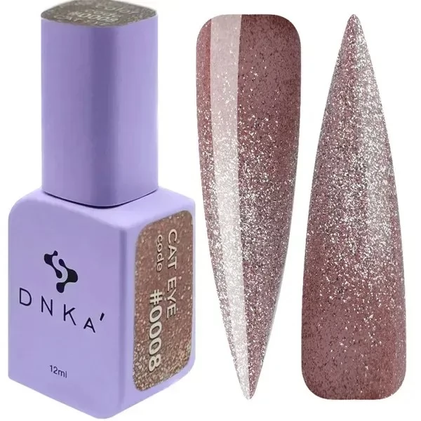 COLOR GEL POLISH CATS EYE DNKa 12 ml #0008 HEMA-TPO Free