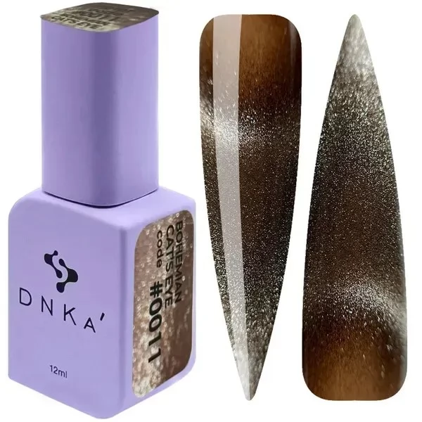 COLOR GEL POLISH CATS EYE DNKa 12 ml #0011 BOHEMIAN HEMA-TPO Free
