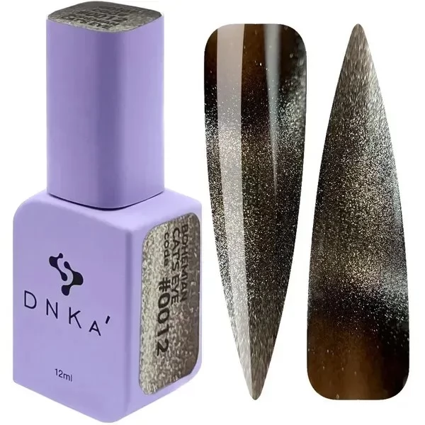 COLOR GEL POLISH CATS EYE DNKa 12 ml #0012 BOHEMIAN HEMA-TPO Free