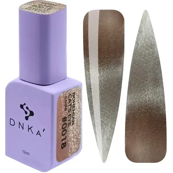 COLOR GEL POLISH CATS EYE DNKa 12 ml #0018 BOHEMIAN HEMA-TPO Free COLOR GEL POLISH CATS EYE DNKa 12 ml #0018 BOHEMIAN HEMA-TPO Free