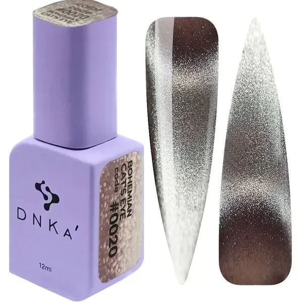COLOR GEL POLISH CATS EYE DNKa 12 ml #0020 BOHEMIAN HEMA-TPO Free COLOR GEL POLISH CATS EYE DNKa 12 ml #0020 BOHEMIAN HEMA-TPO Free