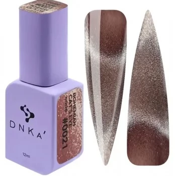 COLOR GEL POLISH CATS EYE DNKa 12 ml #0021 BOHEMIAN HEMA-TPO Free