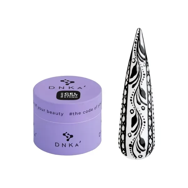 GEL PAINT ETHNO DNKa 5ml BLACK GEL PAINT ETHNO DNKa 5ml BLACK