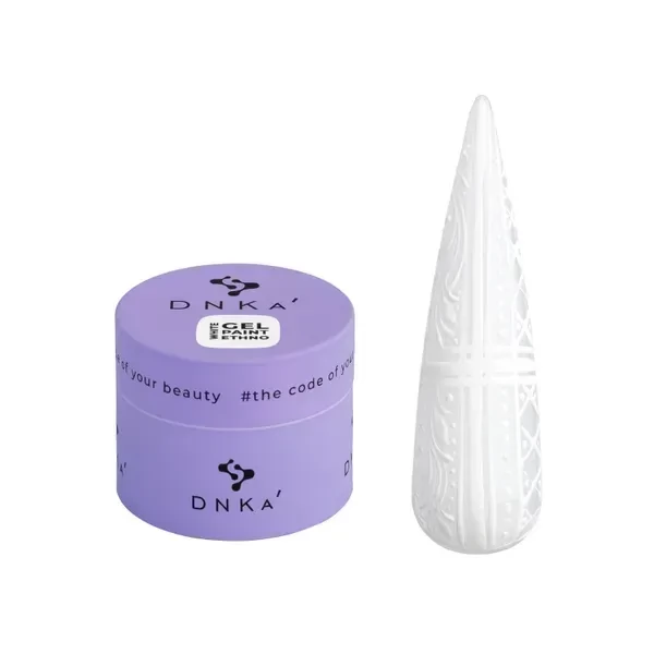 GEL PAINT ETHNO DNKa 5ml WHITE GEL PAINT ETHNO DNKa 5ml WHITE
