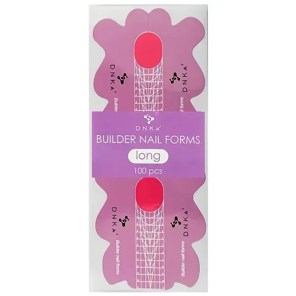 PAPER BUILDER NAIL FORMS LONG DNKa 100pcs PAPER BUILDER NAIL FORMS LONG DNKa 100pcs