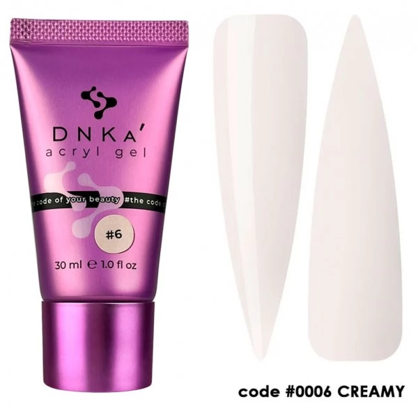 Acryl Gel DNKa 30 ml no.0006 Creamy (tube) Acryl Gel DNKa 30 ml no.0006 Creamy (tube)