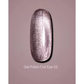 Dark gel polish Cat Eye 02 10 ml