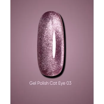 Dark gel polish Cat Eye 03 10 ml