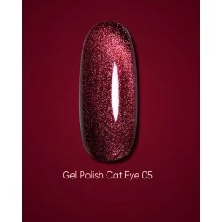 Dark gel polish Cat Eye 05 10 ml