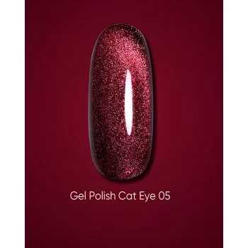 Dark gel polish Cat Eye 05 10 ml