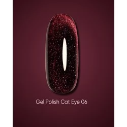 Dark gel polish Cat Eye 06 10 ml