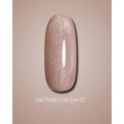 Dark gel polish Cat Eye 07 10 ml