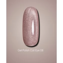 Dark gel polish Cat Eye 08 10 ml