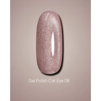 Dark gel polish Cat Eye 08 10 ml