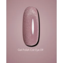Dark gel polish Cat Eye 09 10 ml