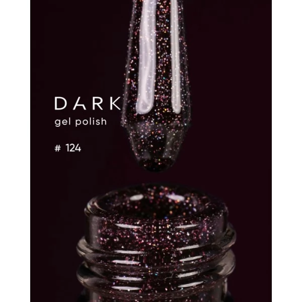 Dark gel polish 124 10 ml Dark gel polish 124 10 ml