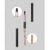 DARK Double-sided black brush spatula + rounded gel 9 mm