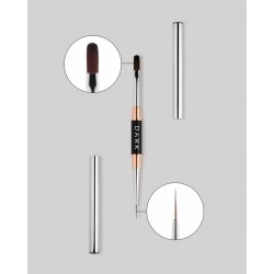 DARK Double-sided brush liner 10 mm + rounded gel 12 mm