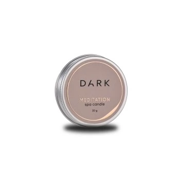 Dark spa candle MEDITATION 30 gr