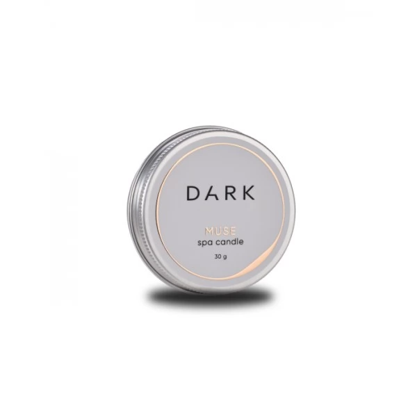 Dark spa candle MUSE 30 gr Dark spa candle MUSE 30 gr
