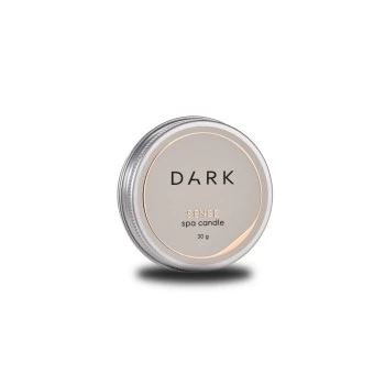 Dark spa candle SENSE 30 gr