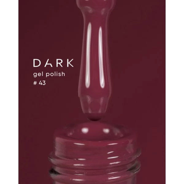 Dark gel polish 43 10 ml Dark gel polish 43 10 ml