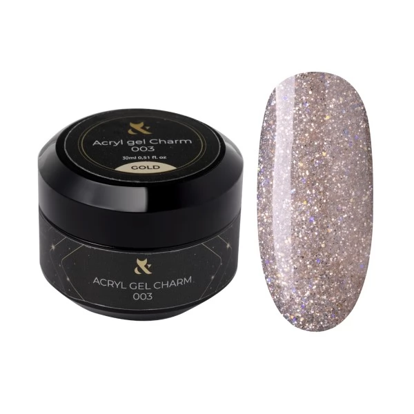 F.O.X Acryl gel Charm Gold 003 30 ml F.O.X Acryl gel Charm Gold 003 30 ml