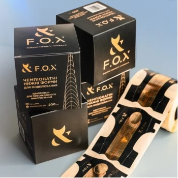 F.O.X Champ Nail Form Championship Lower Forms 200 pcs