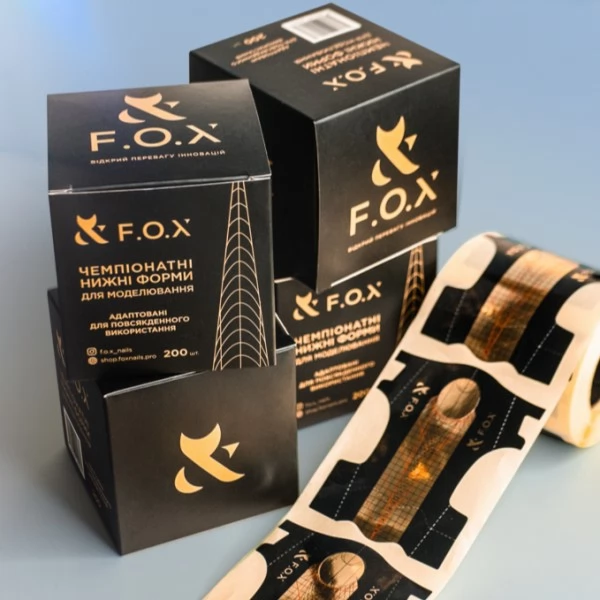 F.O.X Champ Nail Form Championship Lower Forms 200 pcs F.O.X Champ Nail Form Championship Lower Forms 200 pcs