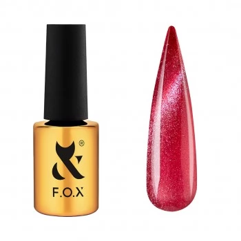 Gel Polish F.O.X Cat Eye Red 7 ml