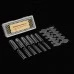 Forms Set F.O.X Classic Transformer pack arched square+arc+adaptive oval+square 108 pcs Forms Set F.O.X Classic Transformer pack arched square+arc+adaptive oval+square 108 pcs