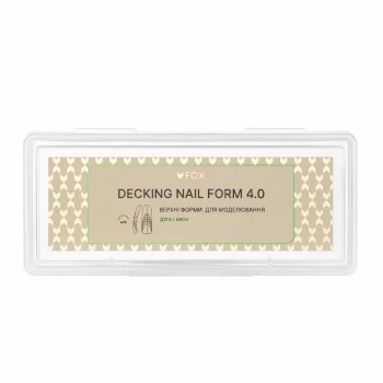 Upper Nail Forms F.O.X Decking Nail form 4.0 Arc 28 pcs