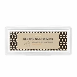 Upper Nail Forms F.O.X Decking Nail form 2.0 Almond 24 pcs