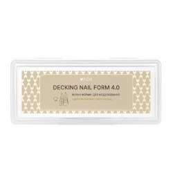 Upper Nail Forms F.O.X Decking Nail form 4.0 Adaptive Oval 28 pcs