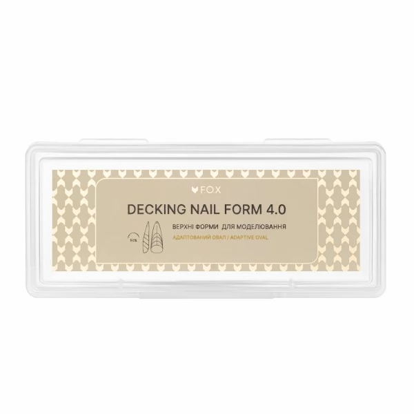 Upper Nail Forms F.O.X Decking Nail form 4.0 Adaptive Oval 28 pcs Upper Nail Forms F.O.X Decking Nail form 4.0 Adaptive Oval 28 pcs