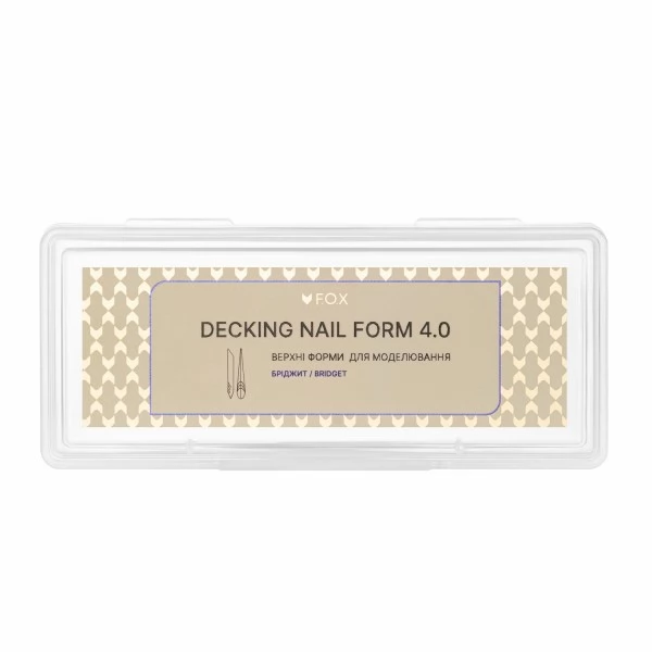 Upper Nail Forms F.O.X Decking Nail form 4.0 Bridget 14 pcs Upper Nail Forms F.O.X Decking Nail form 4.0 Bridget 14 pcs