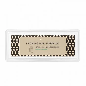 Upper Nail Forms F.O.X Decking Nail form 2.0 Ballerina 24 pcs