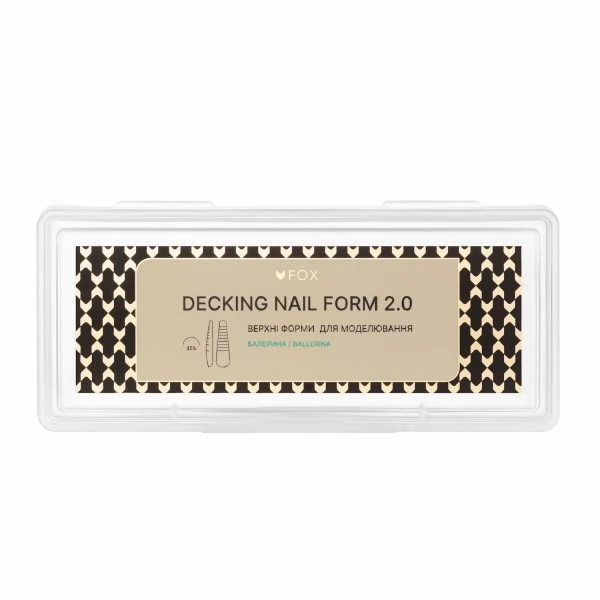 Upper Nail Forms F.O.X Decking Nail form 2.0 Ballerina 24 pcs