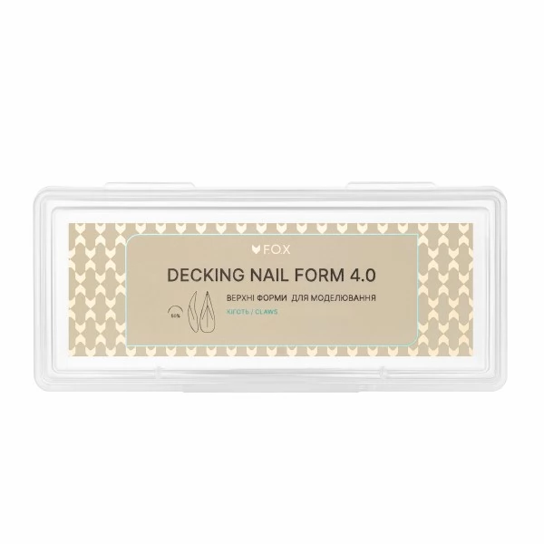 Upper Nail Forms F.O.X Decking Nail form 4.0 Claw 28 pcs