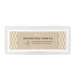 Upper Nail Forms F.O.X Decking Nail form 4.0 Classic Almond 28 pcs