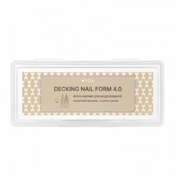 Upper Nail Forms F.O.X Decking Nail form 4.0 Classic Almond 28 pcs