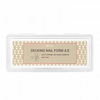 Upper Nail Forms F.O.X Decking Nail form 4.0 Edge 28 pcs