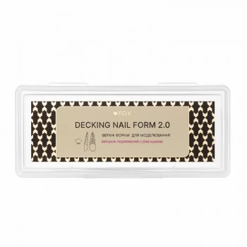 Upper Nail Forms F.O.X Decking Nail form 2.0 Elongated Almond 24 pcs
